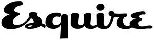 Esquire magazine logo in black font.