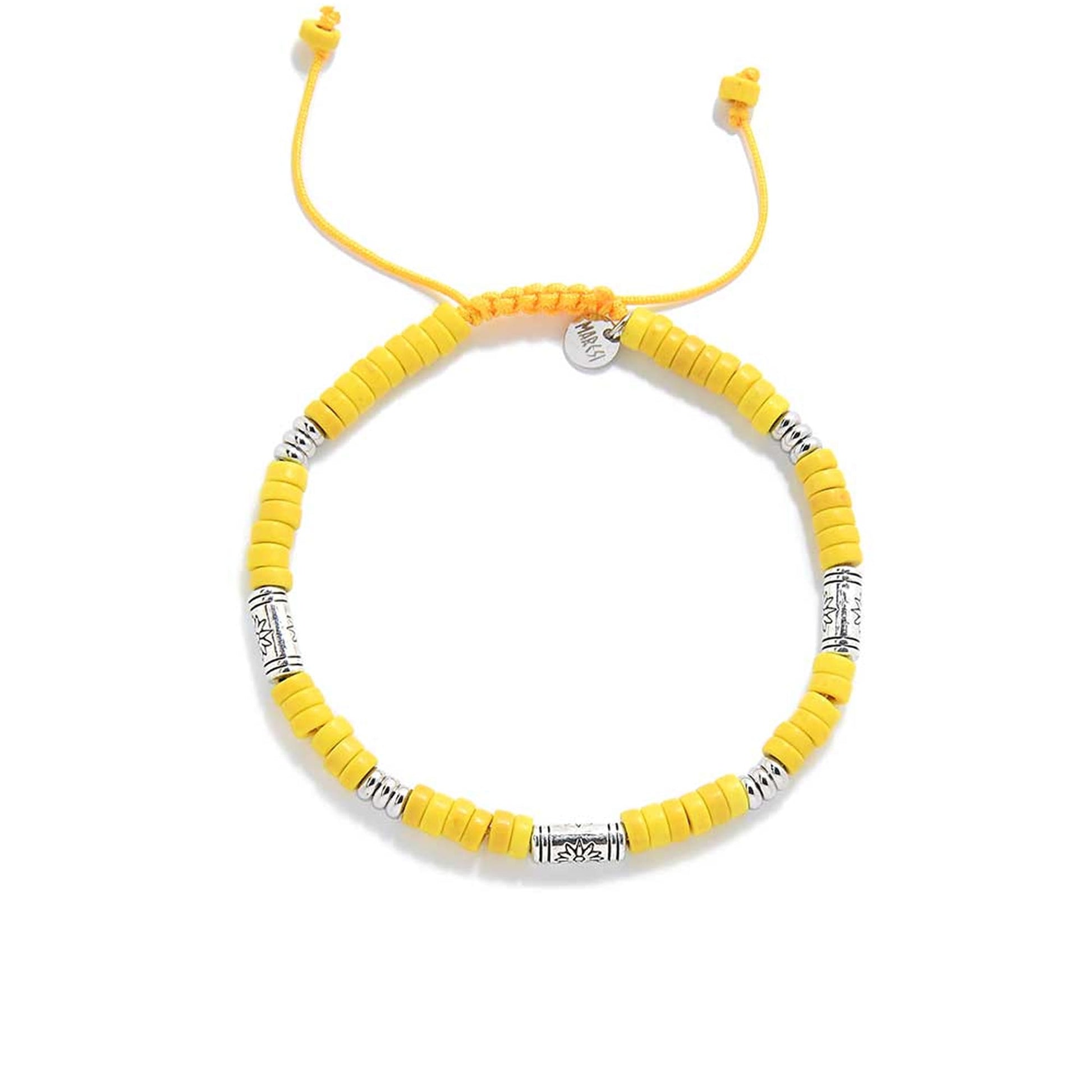 Handmade yellow gemstone jewelry bracelet