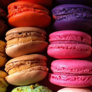 Bright macaron color palette resembling tones used in multicolor gemstone bracelet designs