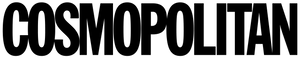 Black and white Cosmopolitan magazine logo emblem.