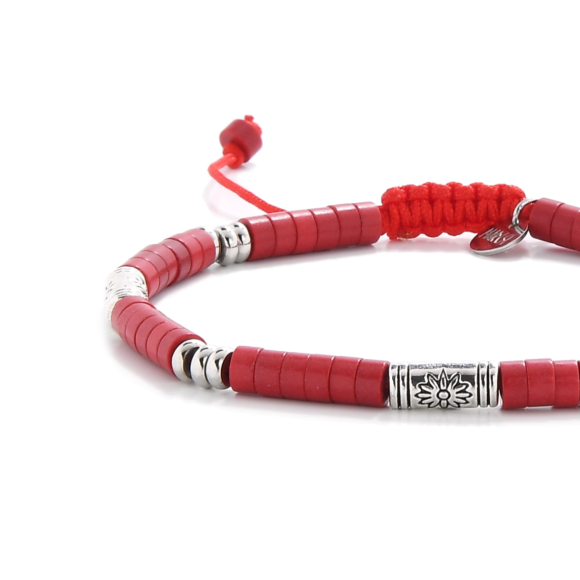 Rosso Shamballa Clay Bracelet