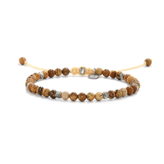 Pulseira Picture Jasper Prata