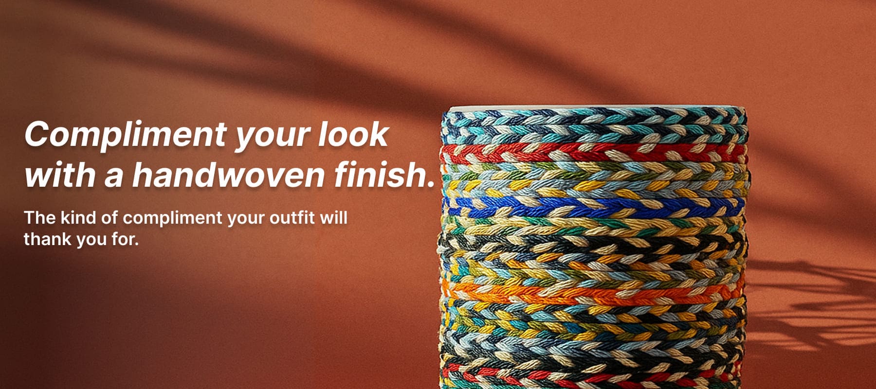 Friendship bracelet for men with woven details, highlighting craftsmanship and durability.