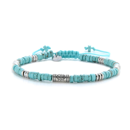 Full view of adjustable turquoise jewelry for sale from Maresi