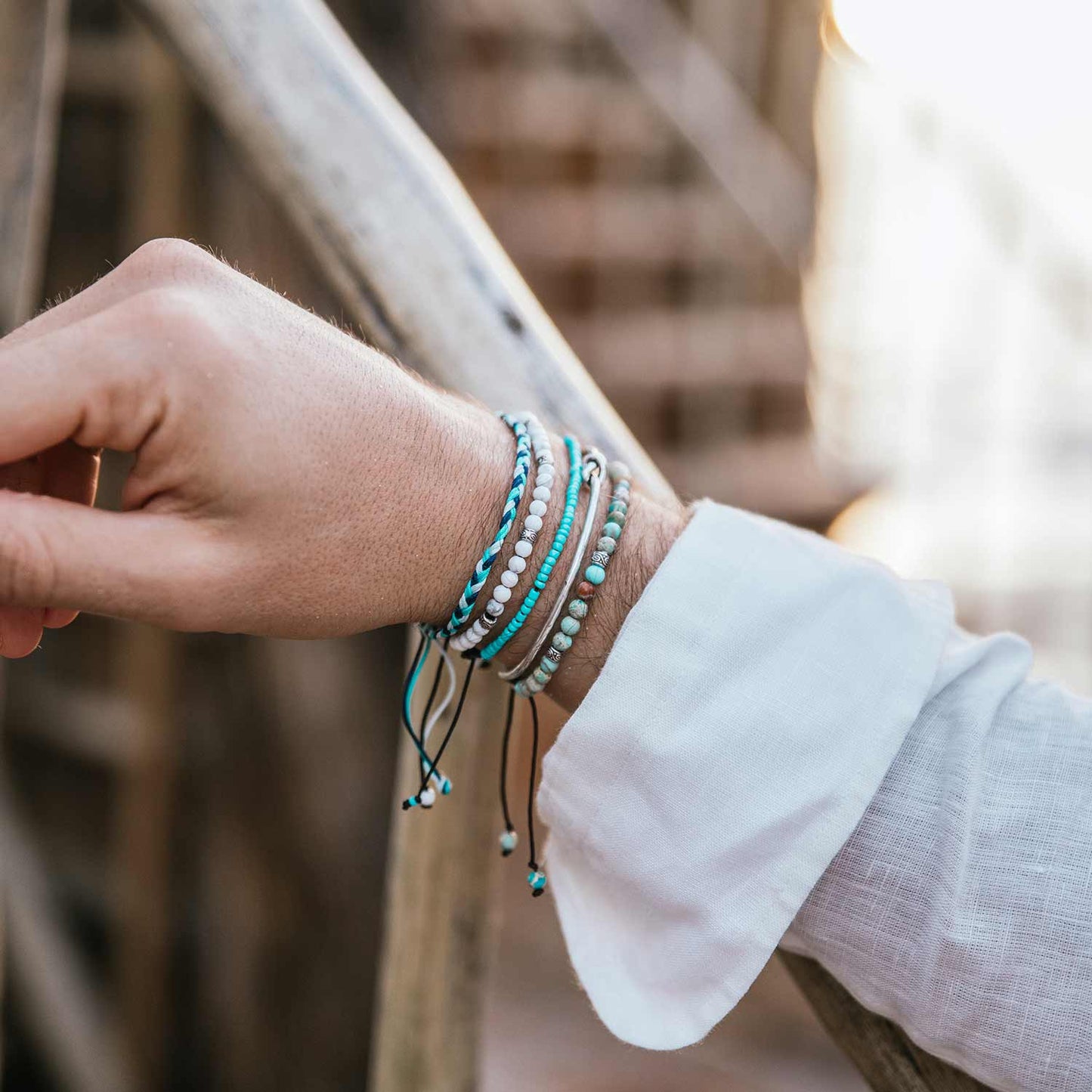 Sicily Bracelet Set Silver