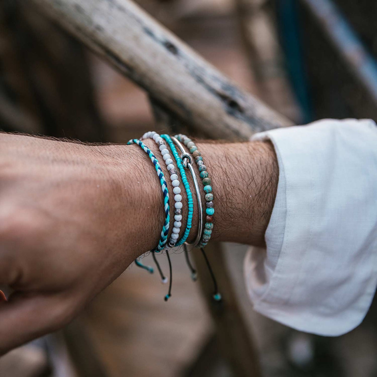 Sicily Bracelet Set Silver