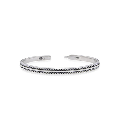 metal cuff Bangles Bracelets with engraved design.