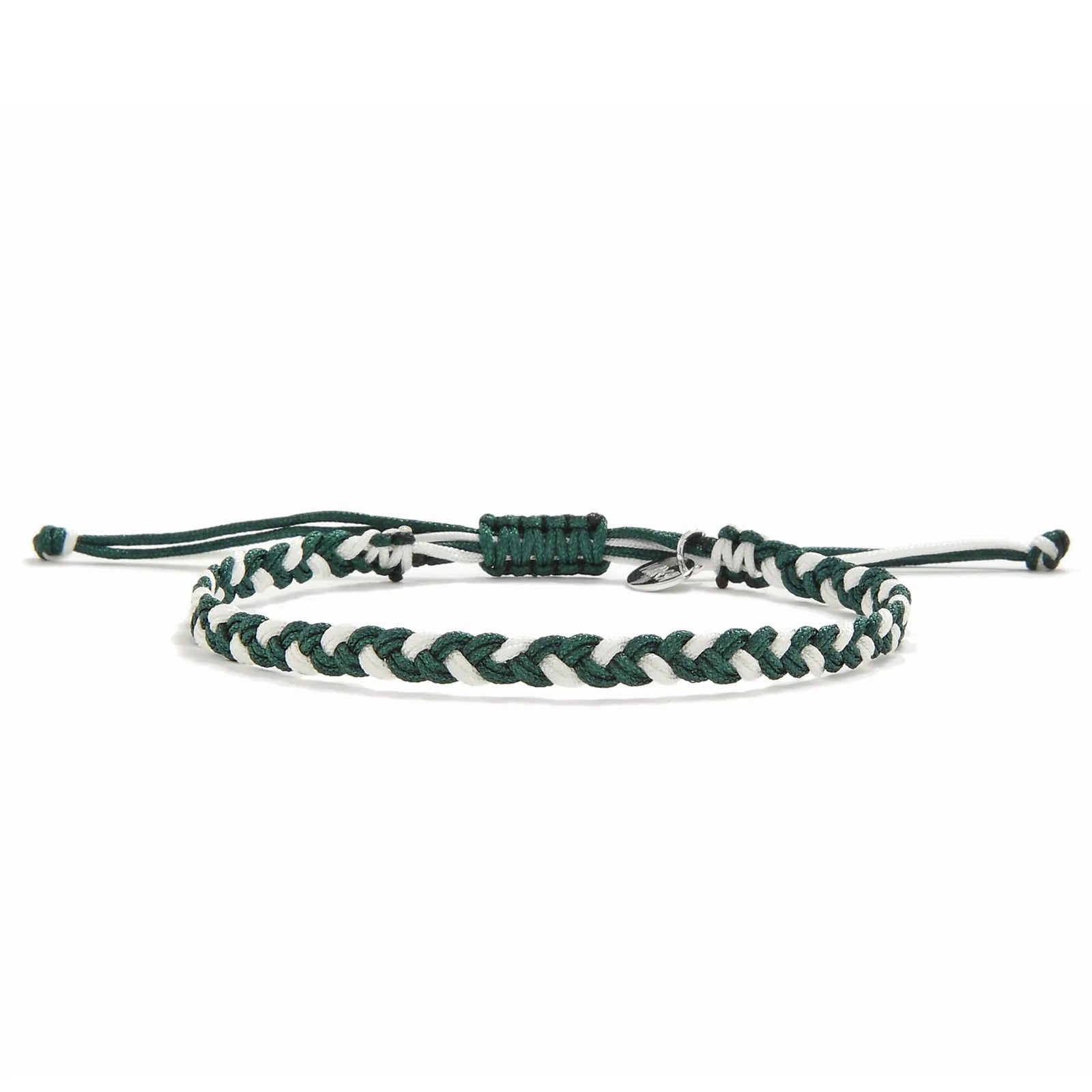 adjustable friendship bracelet adjustable braided cord bracelet with sliding knot and charm tag
