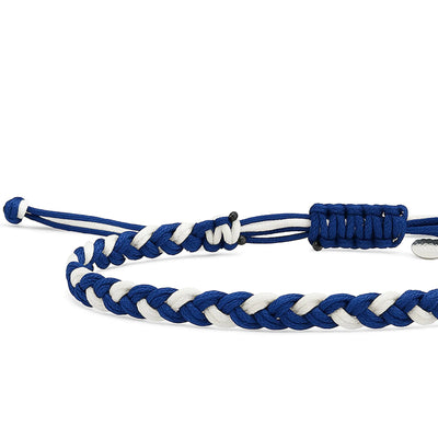 beaded bracelets friendship braided cord bracelet full view with adjustable knot and charm tag