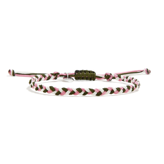 Murato men’s friendship bracelet with braided cords and adjustable knot closure