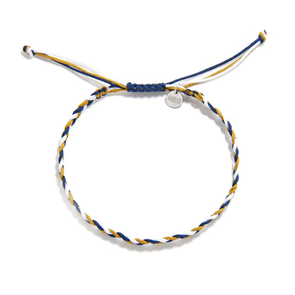 adjustable friendship bracelet adjustable braided cord bracelet with sliding knot and charm tag