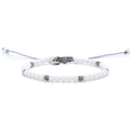 WHITE JADE BRACELET SILVER